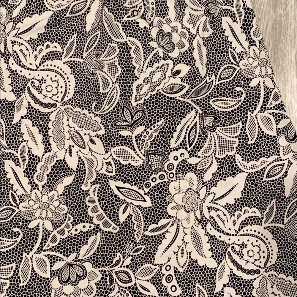 Cato Floral A-Line Knee Length Skirt - Picture 2 of 6